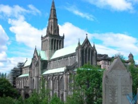 View of St. Mungo's Cathedral (Glasgow) from the Necropolis